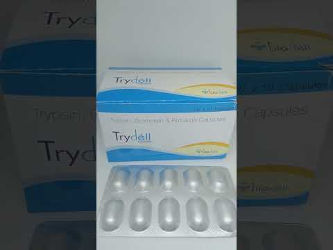 Trypsin, bromelain & rutoside capsules, packaging type: pvc ...