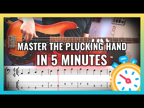 3 Plucking Hand Exercises to Improve Speed & Control [FREE PDF] | 5-Minute Bass Drills