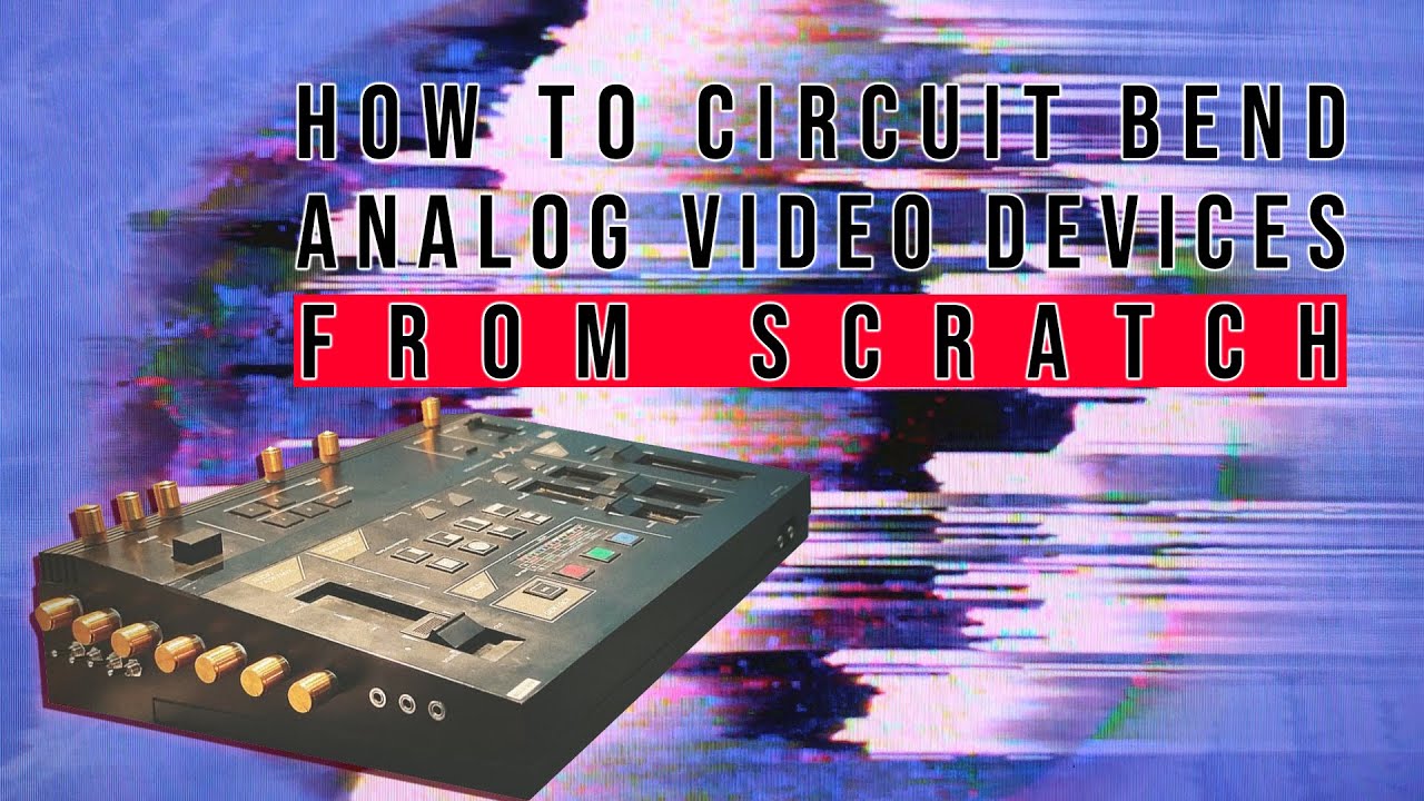 How to circuit bend video devices FROM SCRATCH || Sansui VX-99 video bending Tutorial || Glitch