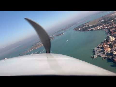 Lido Di Venezia LIPV Approaching runway 05 VFR