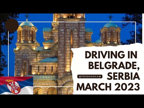 BELGRADE, SERBIA [ 4K ] City Driving - Near Nikola Tesla Airport Highway E-75  Vožnja Srbijom (2023)