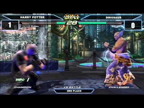 SVB 20XI Tekken 6 3rd Place Harry Potter vs Dinosaur