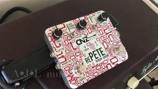 Video thumbnail for Don't Make Me Repeat Myself! The “Re-Pete Stereo Looper guitar effect!” by CNZ audio! by Aaron J Livecchi