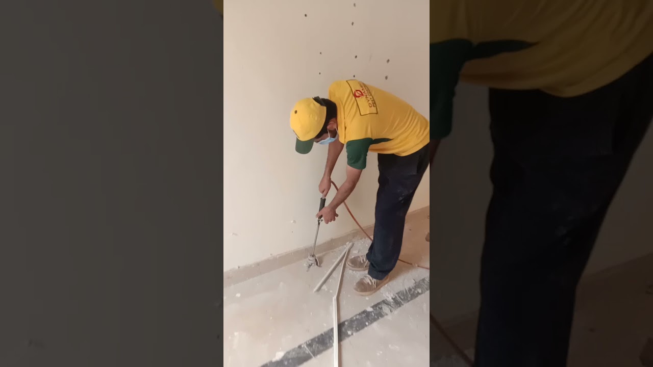 #Termite treatment #Chemical injecting method  #Post treatment by #Dynamic Solutions..