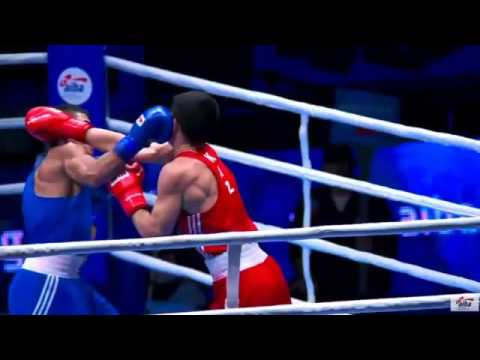 the best fighter in the world Mohammed Rabii Vs Daniyar 69kg AIBA World Boxing Doha 2015 Finals