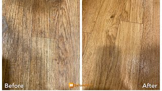 Deep clean for hard wood floor easy cheap and very clean