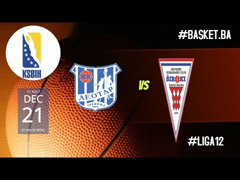 LIVE KK Leotar vs HKK Široki ◙ LIGA 12 KSBIH ◙ 11 KOLO ◙ 2019/2020