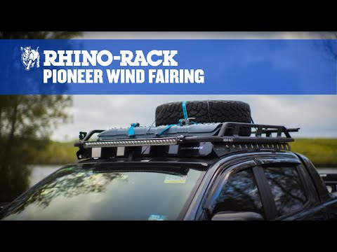 Rhino-Rack | Pioneer Platform 4 Series, Pioneer Tradie and Pioneer Tray Wind Fairing