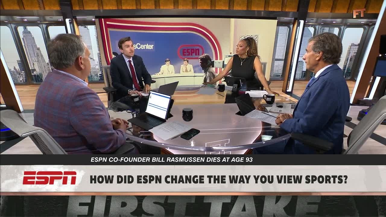 First Take reflects on Bill Rasmussen's impact on sports ❤️