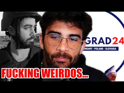 HasanAbi reacts to PRO-WAR CRIME WEIRDOS on TWITTER but a SHARK eats him at the END!!