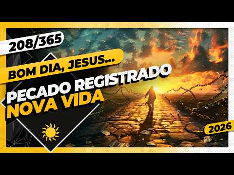 PECADO REGISTRADO: NOVA VIDA – Bom dia, Jesus! 208/365 (2026)