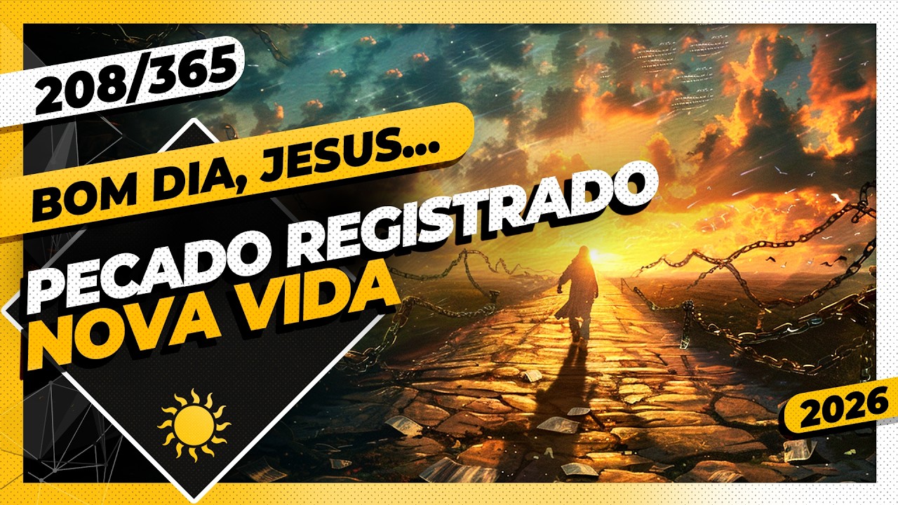 PECADO REGISTRADO: NOVA VIDA - Bom dia, Jesus! 208/365 (2026)