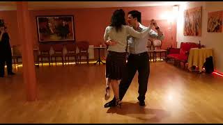 María Casán & Pablo Ávila: "el último café" class demo @ Tangoloft Vienna
