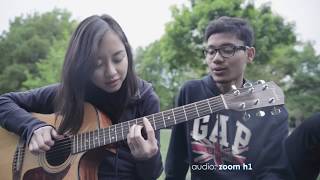 "belajar gitar nih bang" - audiotest with gita and paul