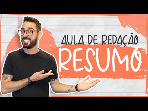 AULA DE REDAÇÃO | RESUMO