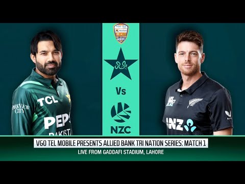 Live | Pakistan vs New Zealand | 1st ODI | Tri-Nation Series 2025 | PCB | M3J1K