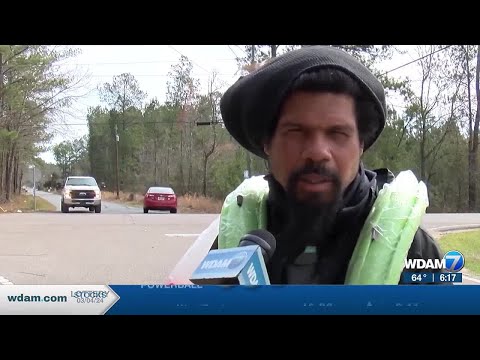 David Cruz still strong during cross country walk