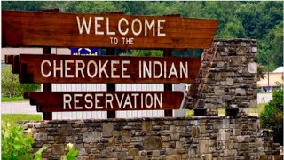 Drive thru of the Cherokee Indian Reservation - North Carolina