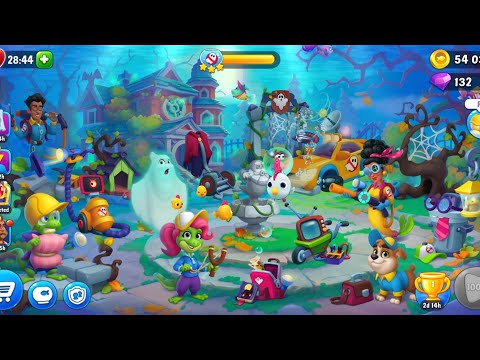 Fishdom: Ghost Hunters Aquarium - Full Decoration