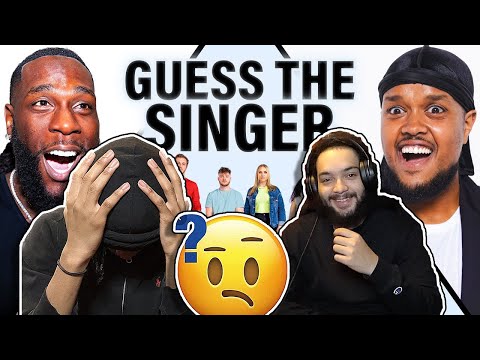 AMERICANS REACT TO BETA SQUAD GUESS THE SINGER FT BURNA BOY