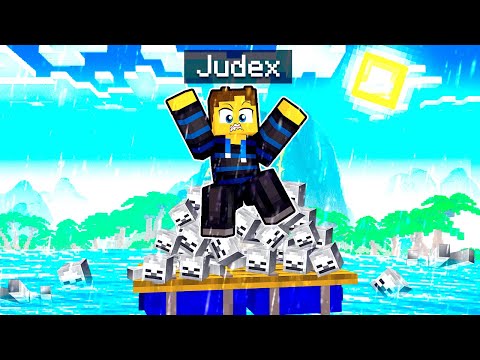 Jeg Bygger En KÆMPE Skelet Farm! - Minecraft Raft #5