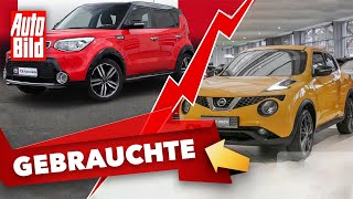 [AUTO BILD] Nissan Juke 1.2 vs. Kia Soul Spirit | Das Gebrauchtwagen-Battle mit Conny Poltersdorf &a