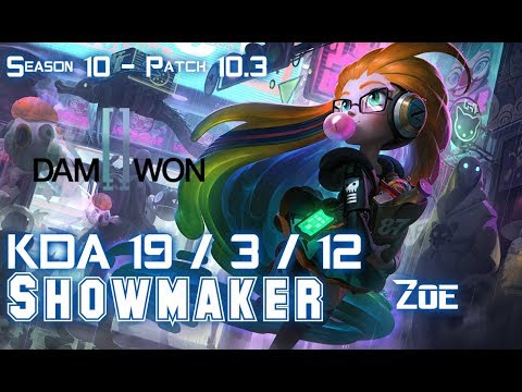 DWG Showmaker ZOE vs SYLAS Mid - Patch 10.3 KR Ranked