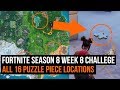 All 16 puzzle piece locations - Fortnite week 8 challenge