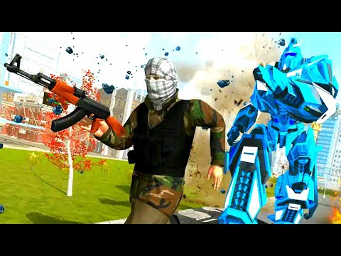 US Police Robot Car Game - Police Plane Transport Simulation (Mizo Studio Inc) Android Gameplay HD