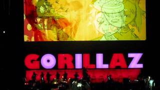 Gorillaz - Live - Tomorrow Comes Today and Empire Ants @ Houston 2010