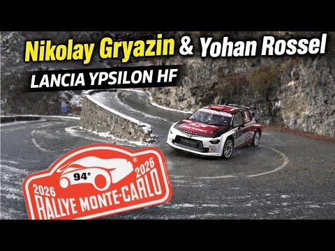Nikolai Gryazin &Johan Rossel Lancia Ypsilon HF | WRC Rallye Monte Carlo 2026