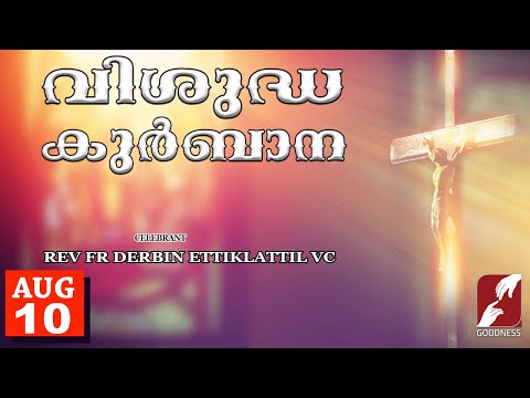 SUNDAY HOLY MASS LIVE @ 6 AM, 10-AUG-2025|FR DERBIN ETTIKLATTIL VC|MALAYALAM QURBANA|TODAY|GOODNESS