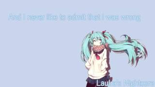 Nightcore - Love yourself (Rock Version)