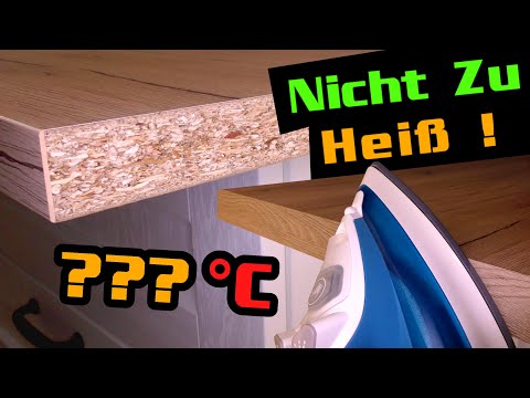 So bringst du eine Bügelkante an deine Küchenarbeitsplatte an #Anleitung