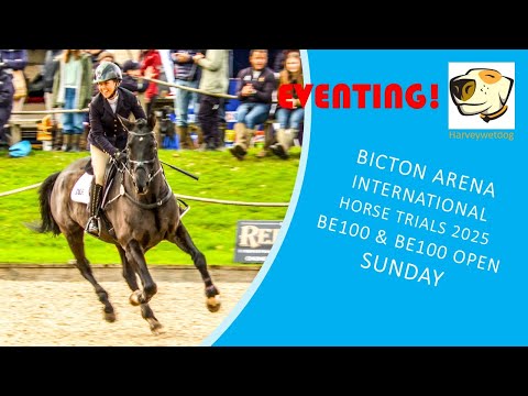Bicton Arena International Horse Trials 2025 Sunday morning at the BE100 competitions #eventing