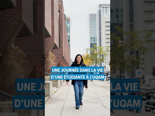 Suivez Sarahi (histoire de l&rsquo;art) dans sa journée à l&rsquo;UQAM