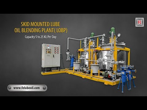 Frigmaires skid mounted lube oil blending plant