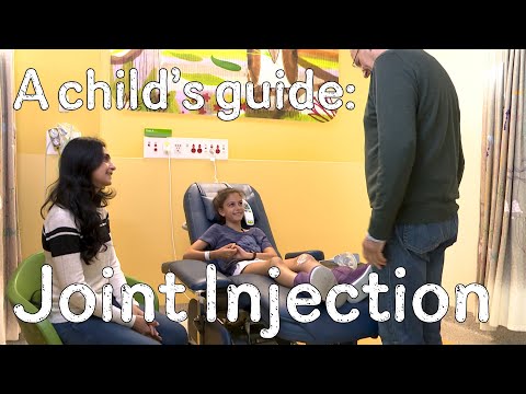 A child's guide to hospital: Joint Injection