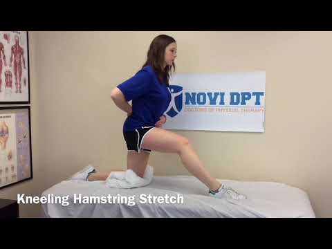 Kneeling Hamstring Stretch