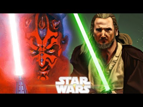 Why Qui-Gon Lost To Darth Maul BREAKDOWN  - Star Wars Explained