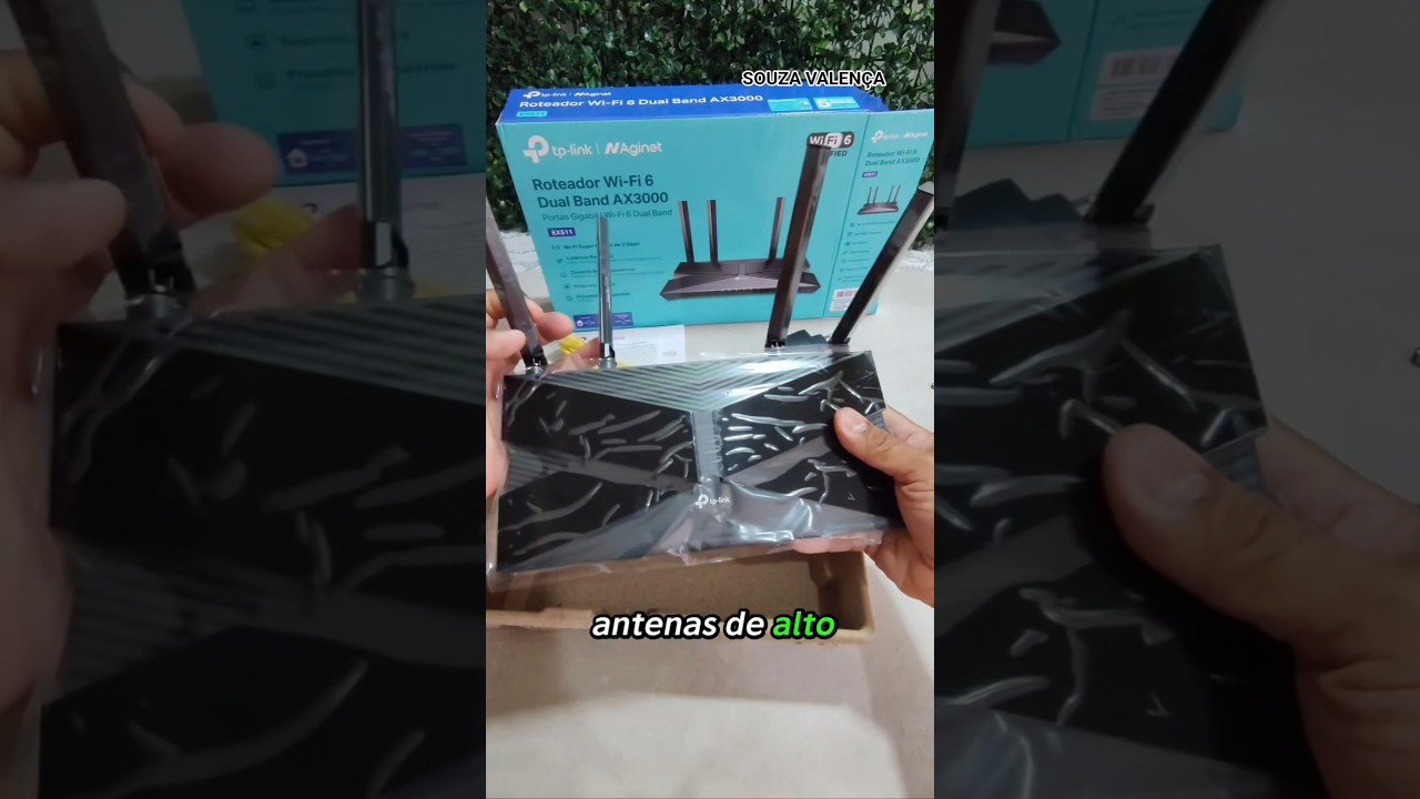 Miniatura da avaliação em vídeo de Roteador TP-Link Archer EX511 Wi‑Fi 6 AX3000 Dual Band Gigabit