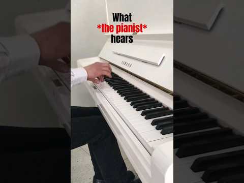 What the audience hears vs. what the pianist hears #piano #shorts @jazerleepiano