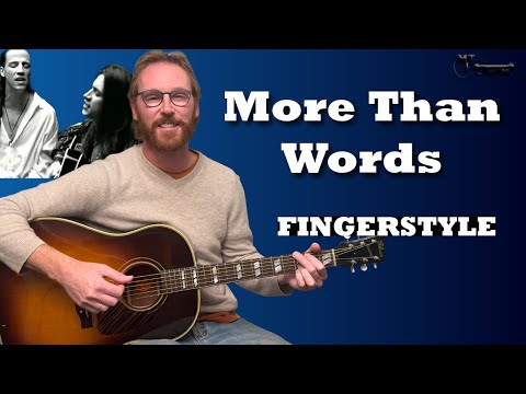 More Than Words Guitar Tutorial - Extreme (Fingerstyle Acoustic)