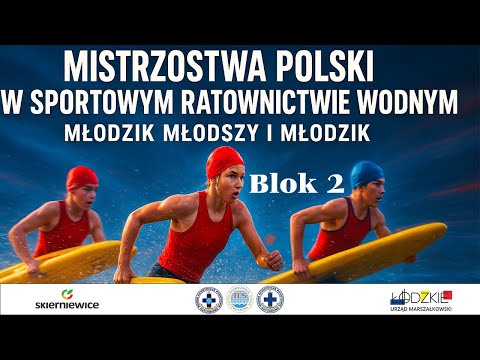 Mistrzostwa Polski w Sportowym Ratownictwie Wodnym w kategorii Młodzik Młodszy i Młodzik 2025-Blok 2