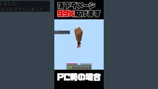 [落下ダメージを99%防ぐ方法]マインクラフト統合版