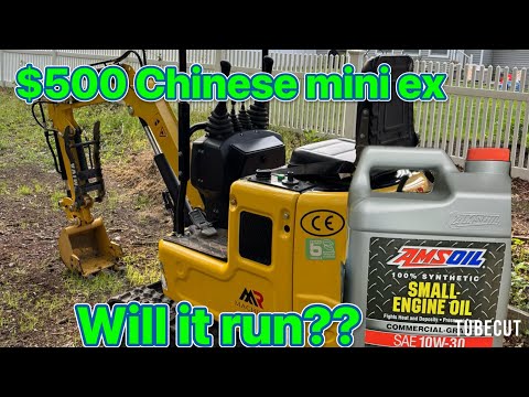 I bought a Chinese Mini Excavator for $500!!!