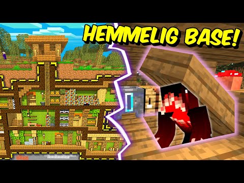 JEG FANDT EN HEMMELIG WITCH BASE I MINECRAFT!!