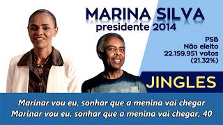 Jingle Marina Silva (PSB) cantado por Gilberto Gil - Presidente 2014 - Marinar vou eu (com letra)