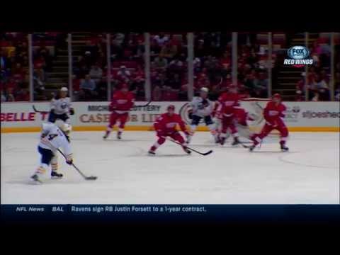 Double Tough - Luke Adam takes a Jamie McBain Slap Shot To the Face