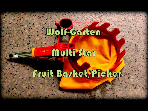 Wolf-Garten Multi Star Fruit Basket/Picker overview